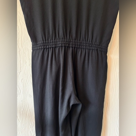 Babaton Aritzia Donnie Black Cap Sleeve Sleeveless Jumpsuit Boiler Utility Suit - Picture 6 of 17
